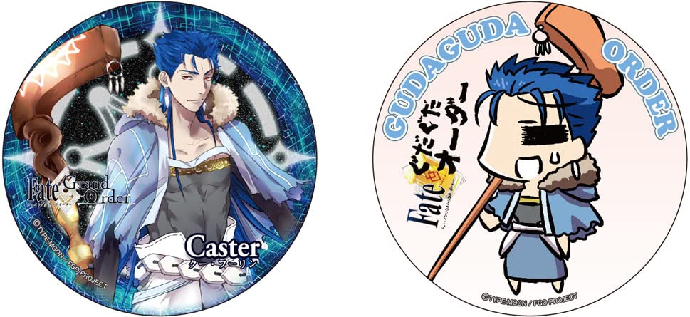 Amazon | Fate/Grand Order キャスター/クー・フーリン 缶バッジセット